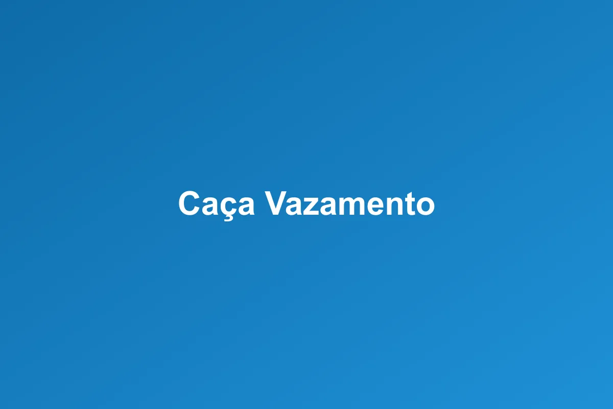 Caça vazamentos em Guarujá – detecção precisa e não invasiva