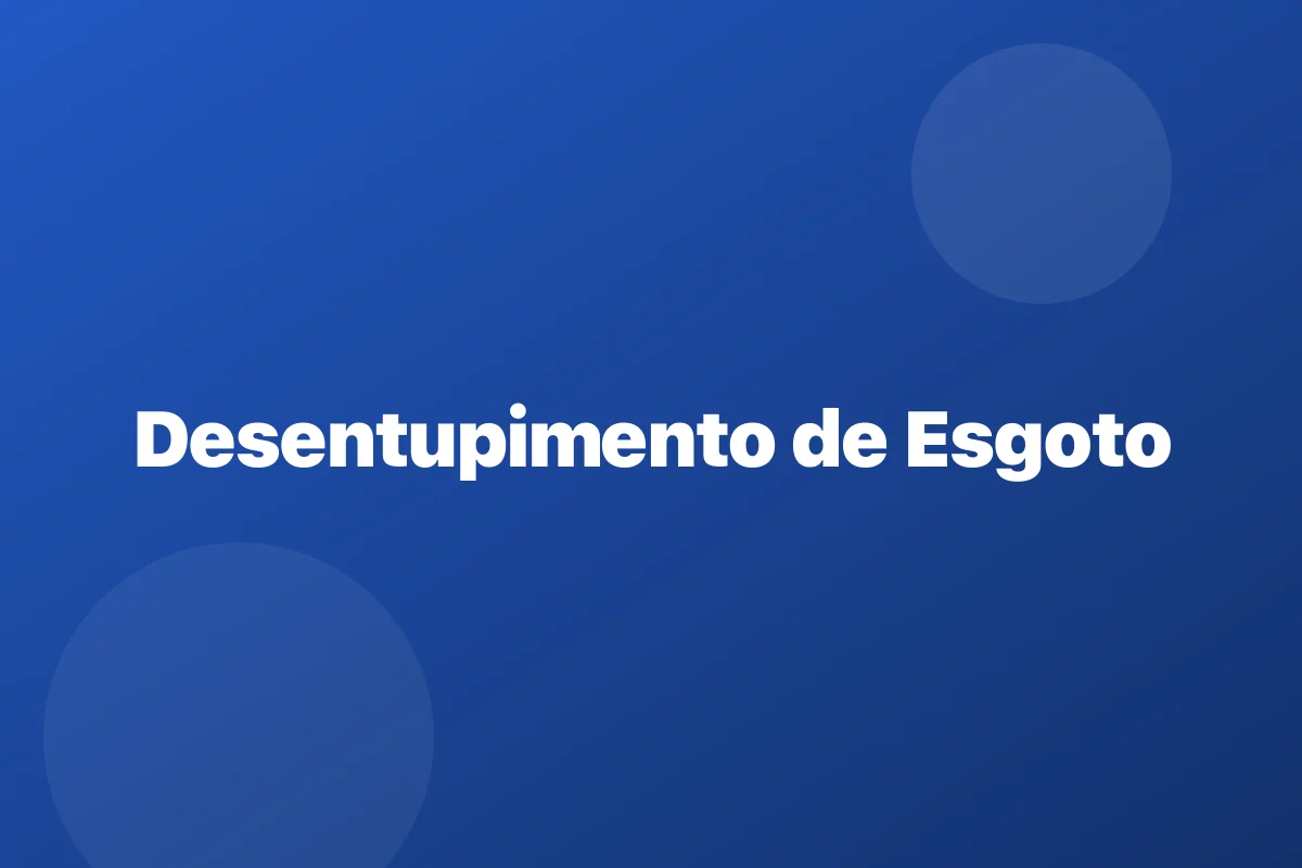 Desentupimento de esgoto em Guarujá – limpeza da coluna